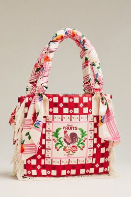 Agua Bendita Storm Mini Fringe Tote Bag