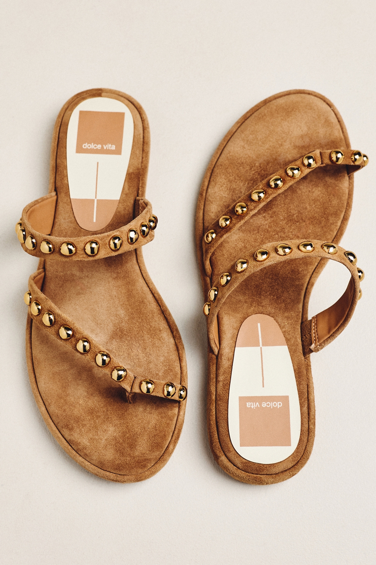 Dolce Vita Amary Studded Toe-Loop Sandals