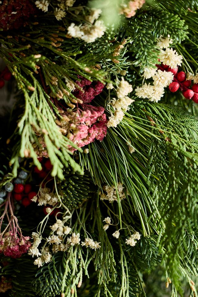 Terrain Fresh Merry Evergreen Wreath #1