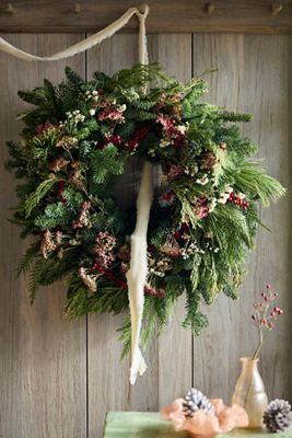 Fresh Merry Evergreen Wreath