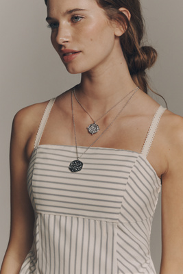 Double Layer Coin Pendant Necklace