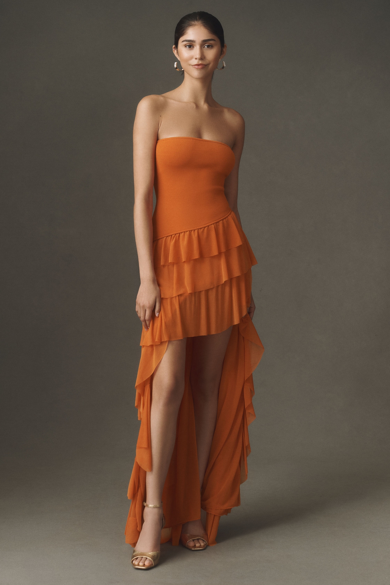 ronny kobo tamsin off-the-shoulder ruched lace maxi dress Ronny Kobo Tamsin Off-The-Shoulder Ruched Lace Maxi Dress