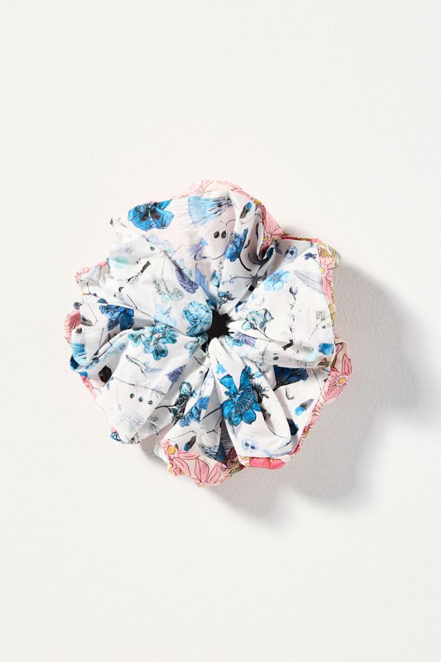Lele Sadoughi Liberty Double-Faced Oversized Scrunchie | Anthropologie