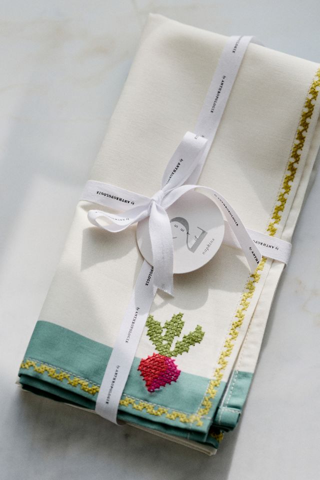 Giulietta Embroidered Napkins, Set of 2 #2