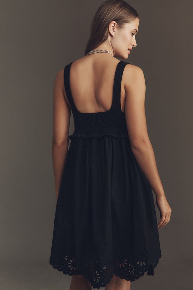 Sleeveless Sweater Mini Dress #1