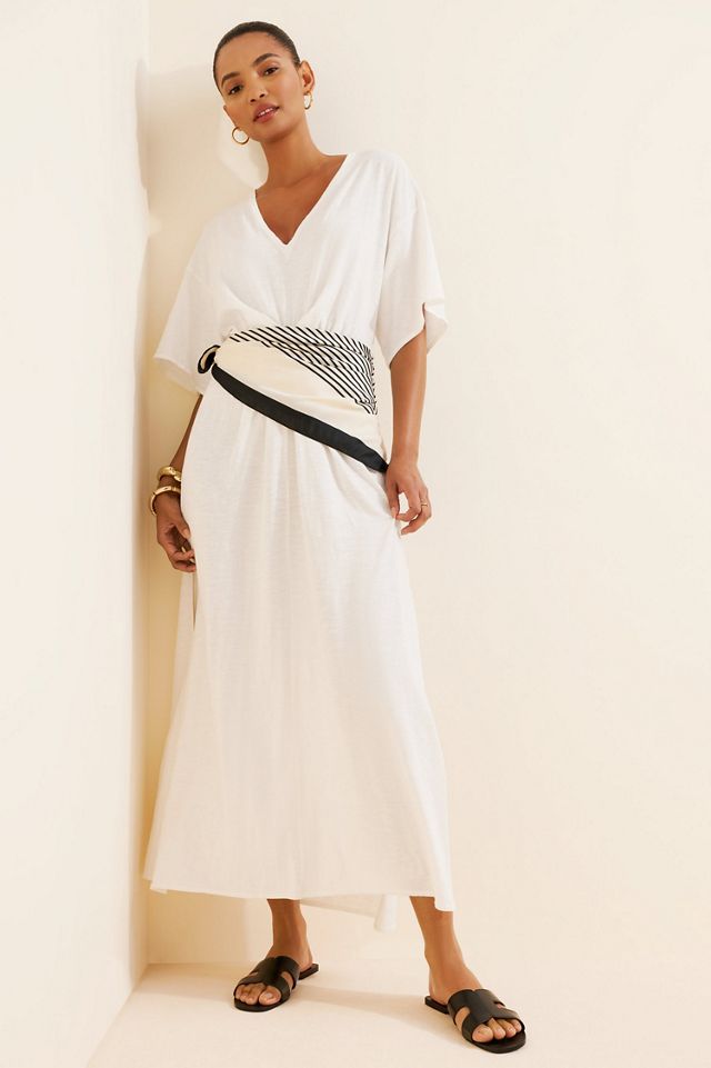 Celandine Long-Sleeve Ruched Maxi Dress #2