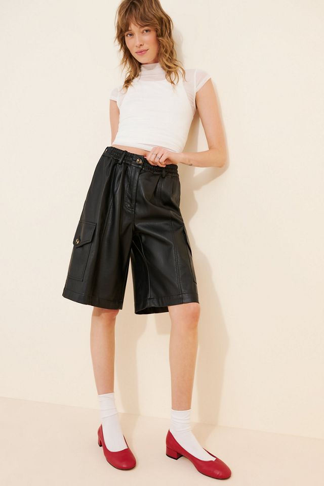 Baum und Pferdgarten Neeto Vegan Leather Shorts | Anthropologie