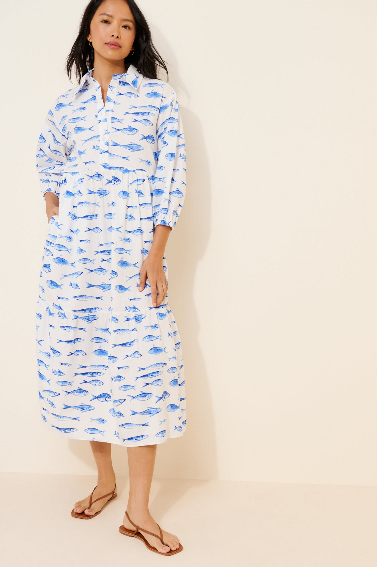 Maeve The Bettina Shirt Dress
