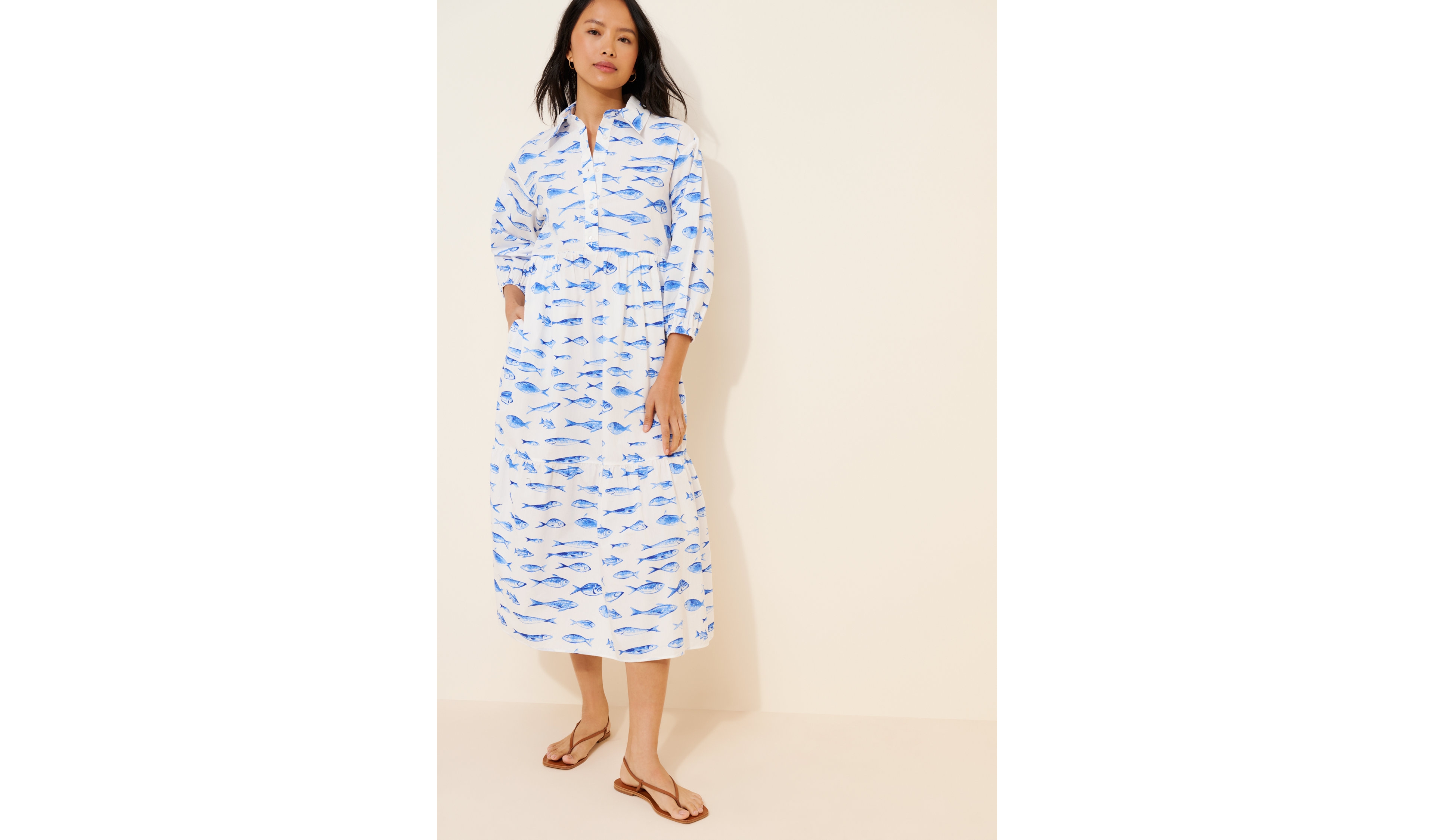 Maeve The Bettina Shirt Dress