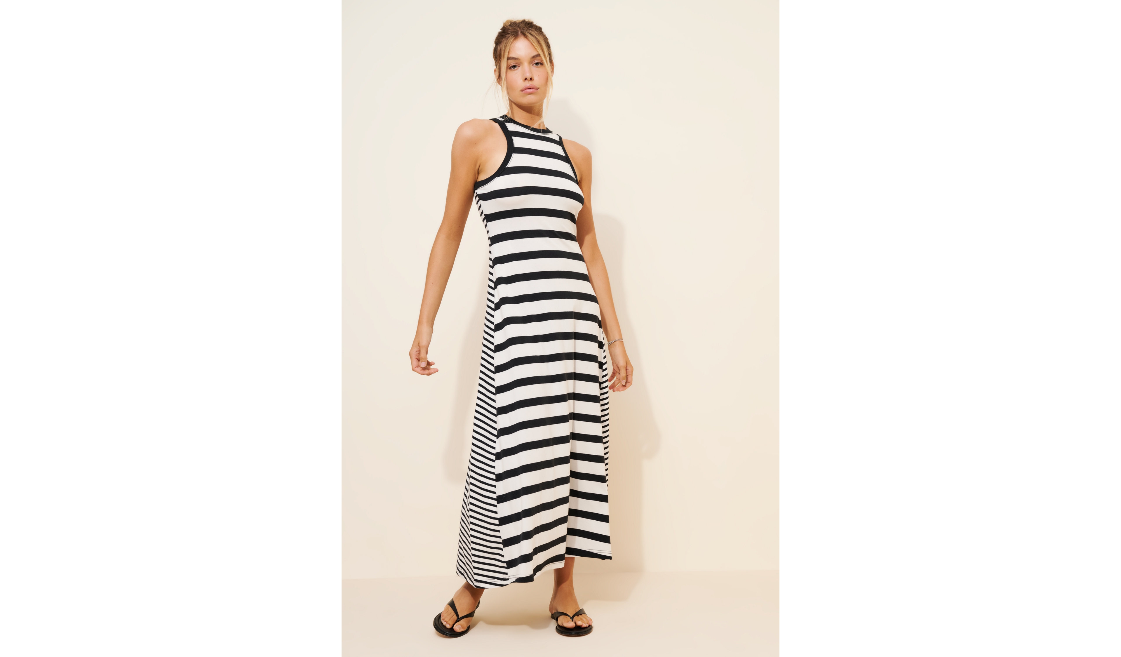 Daily Practice by Anthropologie Mixed Print Knit Midi Dress