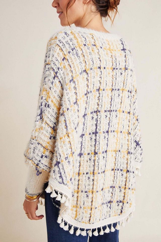 Raga Dulce Pommed Knit Poncho #1