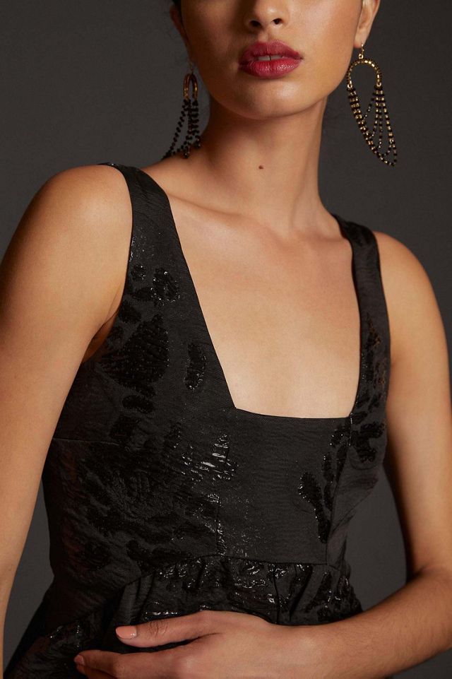 Maeve Jacquard Mini Dress | Anthropologie