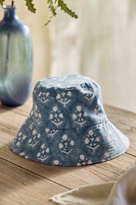 Block Print Cotton Bucket Hat