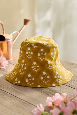 Block Print Cotton Bucket Hat