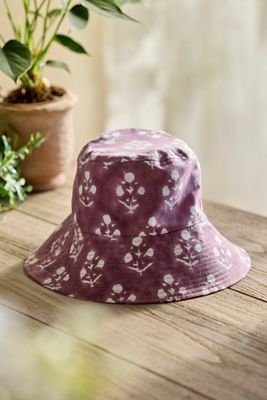 Block Print Cotton Bucket Hat