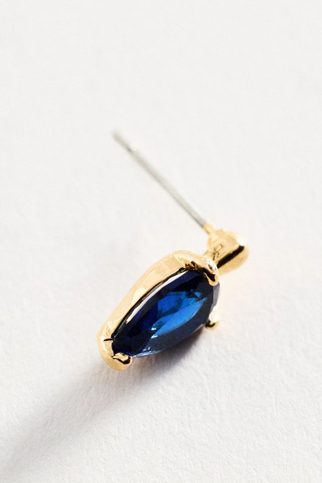 Teardrop Crystal Stud Earrings #1