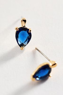 Teardrop Crystal Stud Earrings