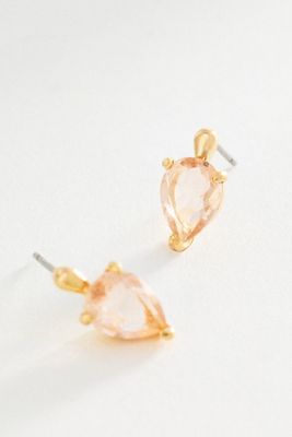 Teardrop Crystal Stud Earrings