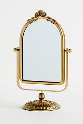 Eloise Flourish Pivoting Arched Vanity Mirror