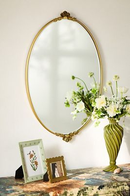 Eloise Flourish Oval Bath Mirror