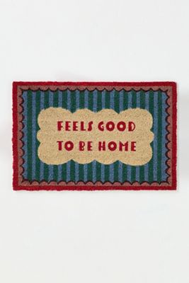 Feels Good to Be Home Coir Printed Doormat