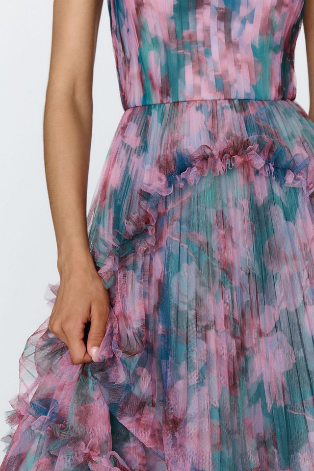Hutch Strapless Bustier Maxi Dress #3