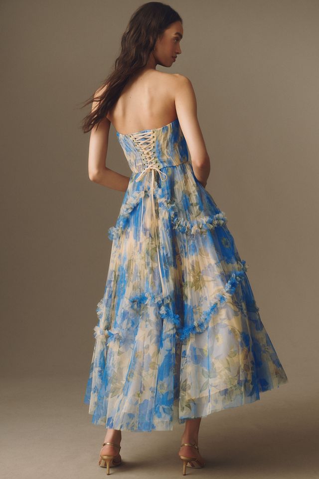 Hutch Strapless Bustier Maxi Dress #2