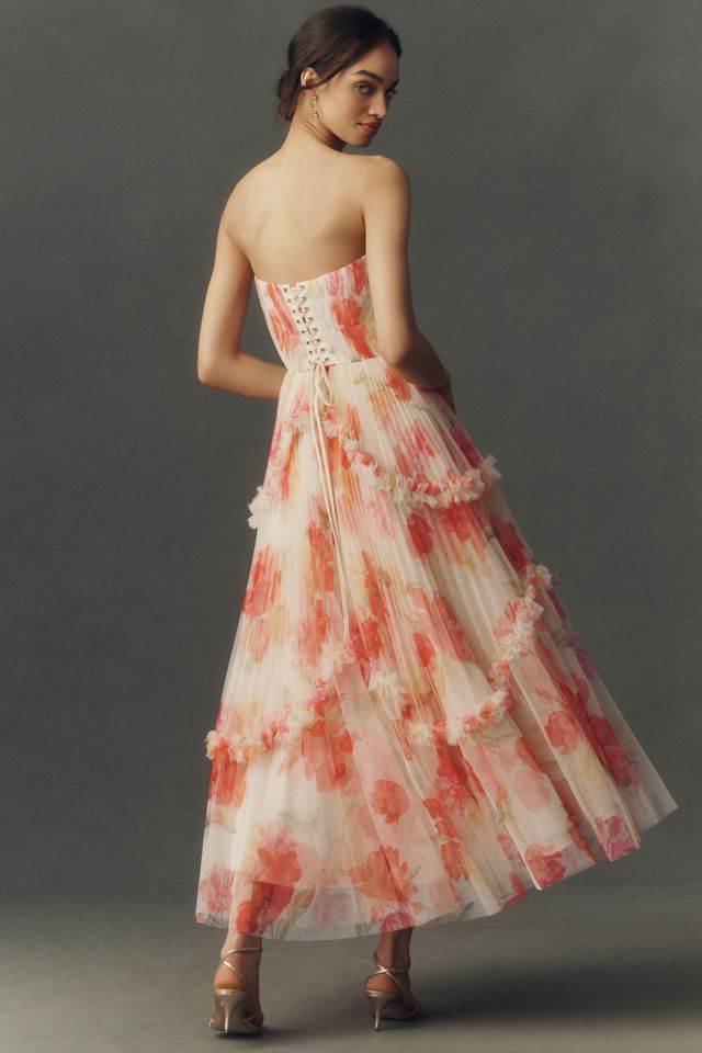 Hutch Strapless Bustier Maxi Dress #1