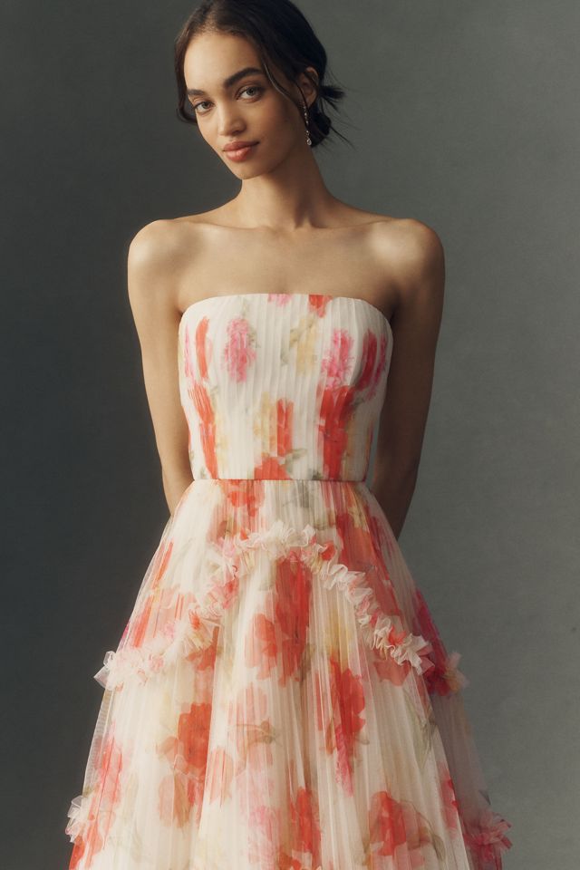 Hutch Strapless Bustier Maxi Dress #2