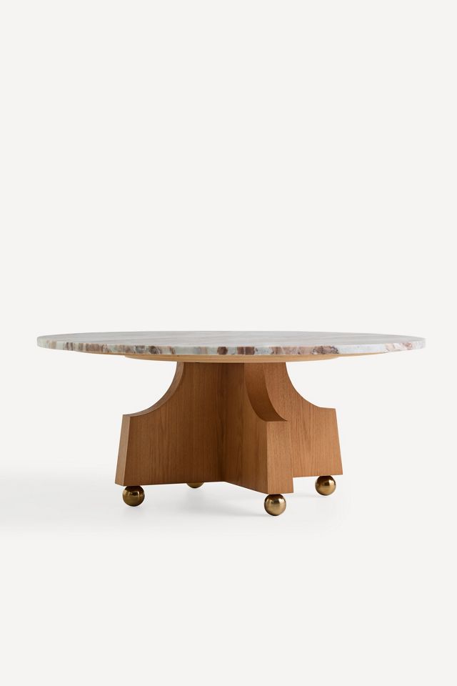 Perry Marble 36" Coffee Table #1