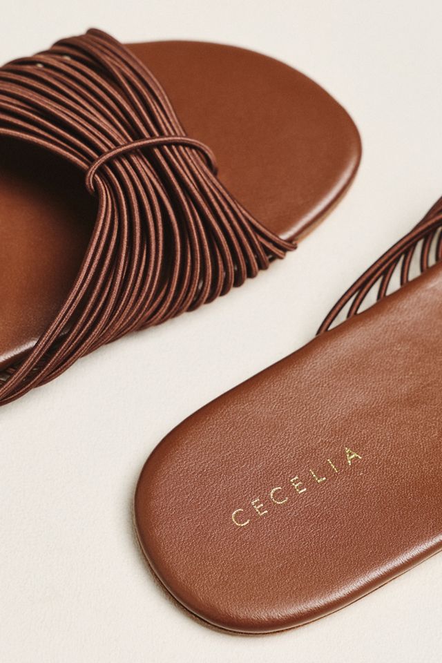 Cecelia New York Lipstick Slider Sandals #2