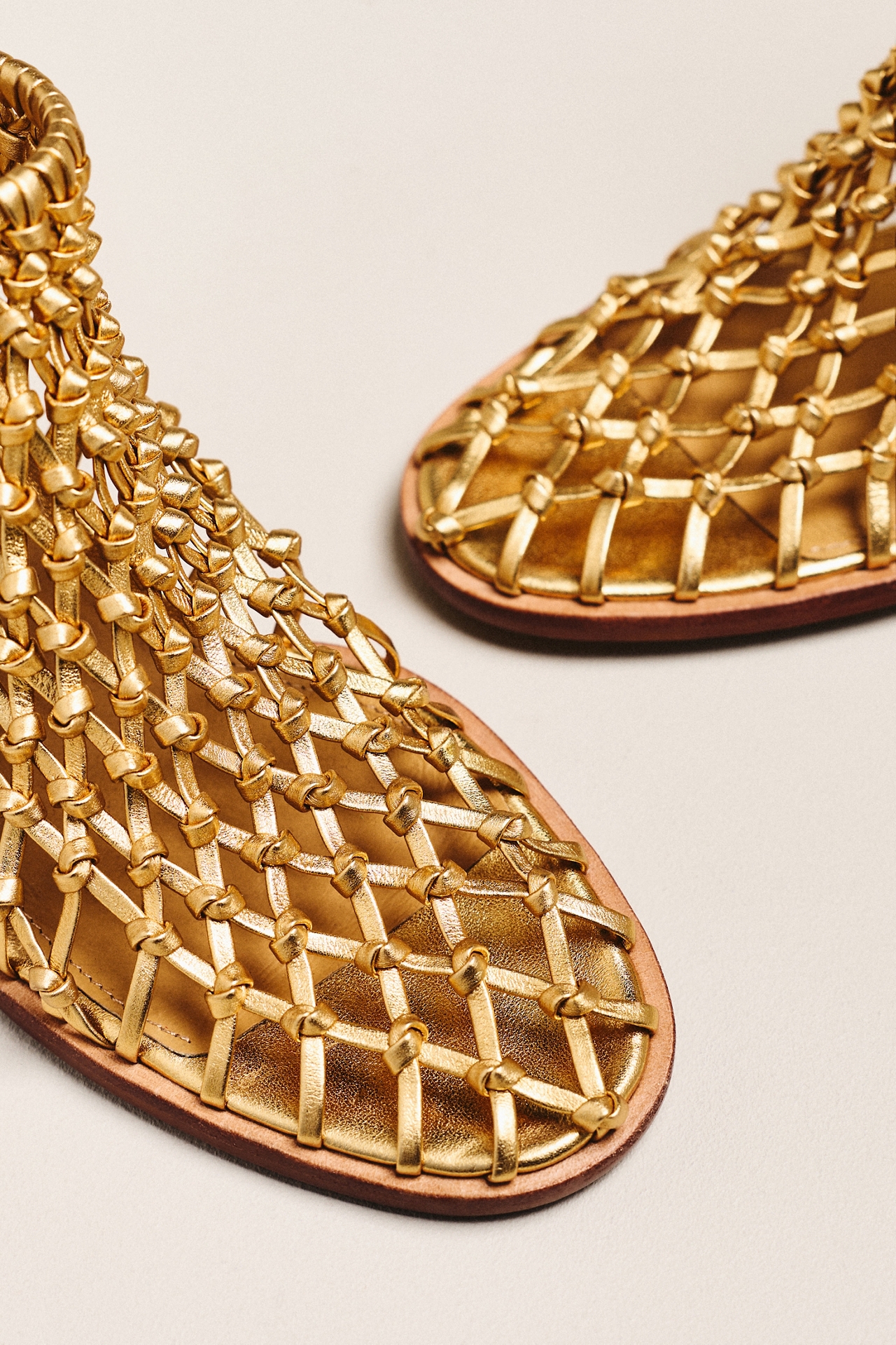Cecelia New York Never Metallic Woven Boots