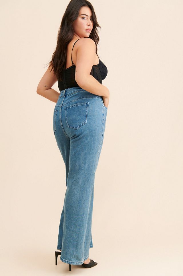 Eloquii Easy Flare Leg Jeans #3