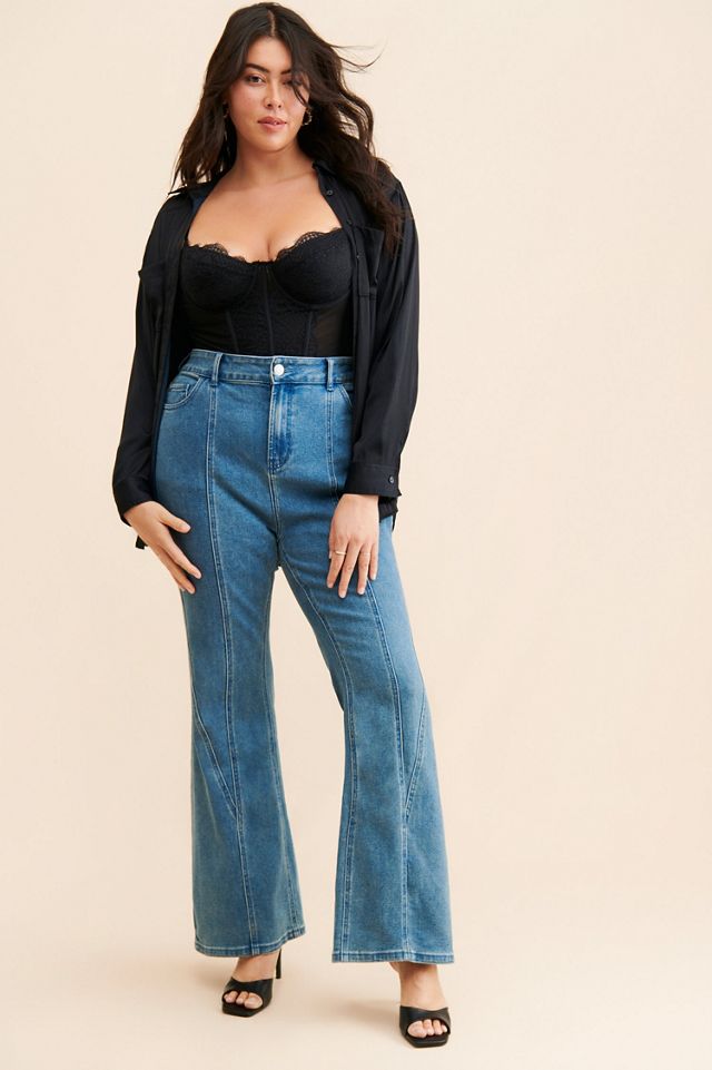 Eloquii Easy Flare Leg Jeans #1