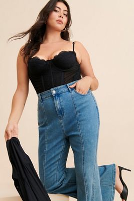Eloquii Easy Flare Leg Jeans
