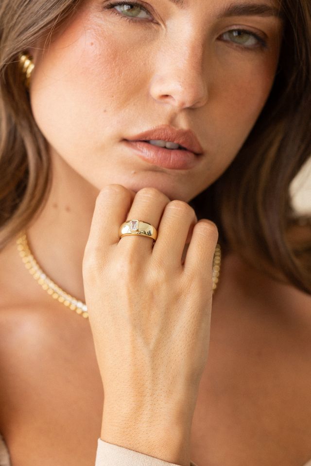 Brook & York Baguette Dome Ring #1