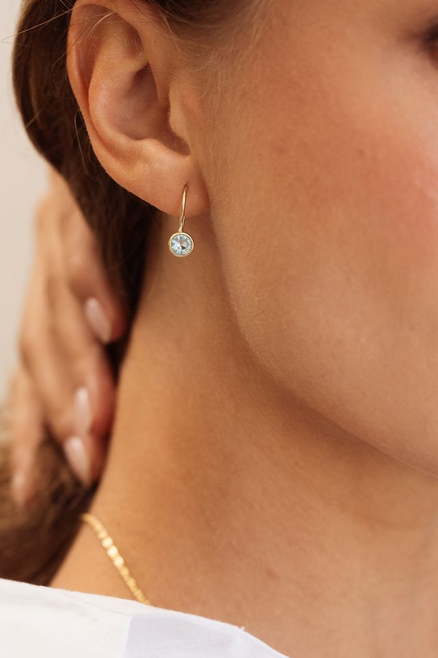 Brook & York Custom Birthstone Drop Earrings #3