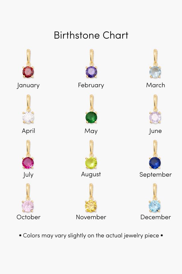 Brook & York Custom Birthstone Drop Earrings #2