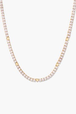 Brook & York Heart Tennis Necklace