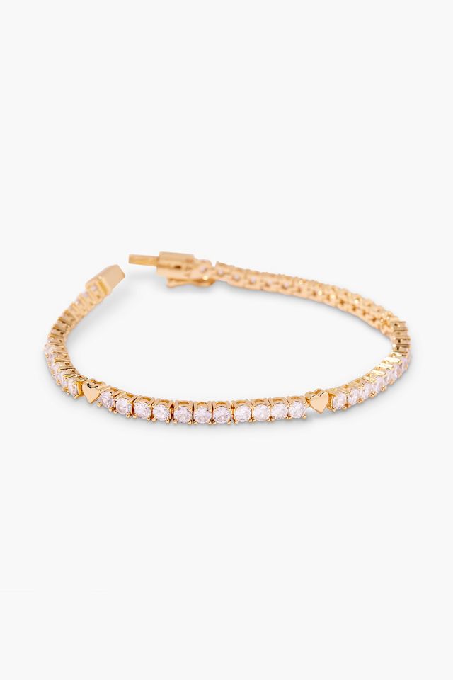 Brook & York Heart Tennis Bracelet #1