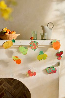 Paper Fruit Garland