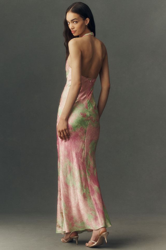 blue floral summer maxi dress Rio maxi dress in blue floral – roma