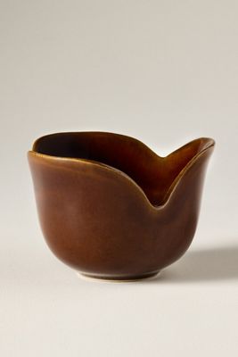 Sable Stoneware Nut Bowl