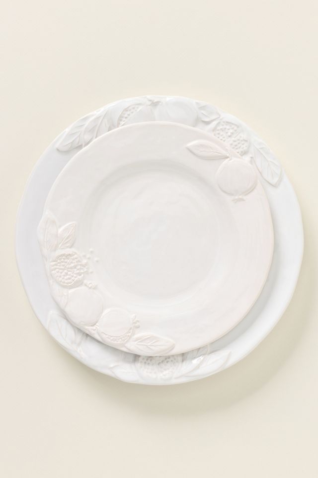 Pomegranate Italian Earthenware Dessert Plates, Set of 4 #1