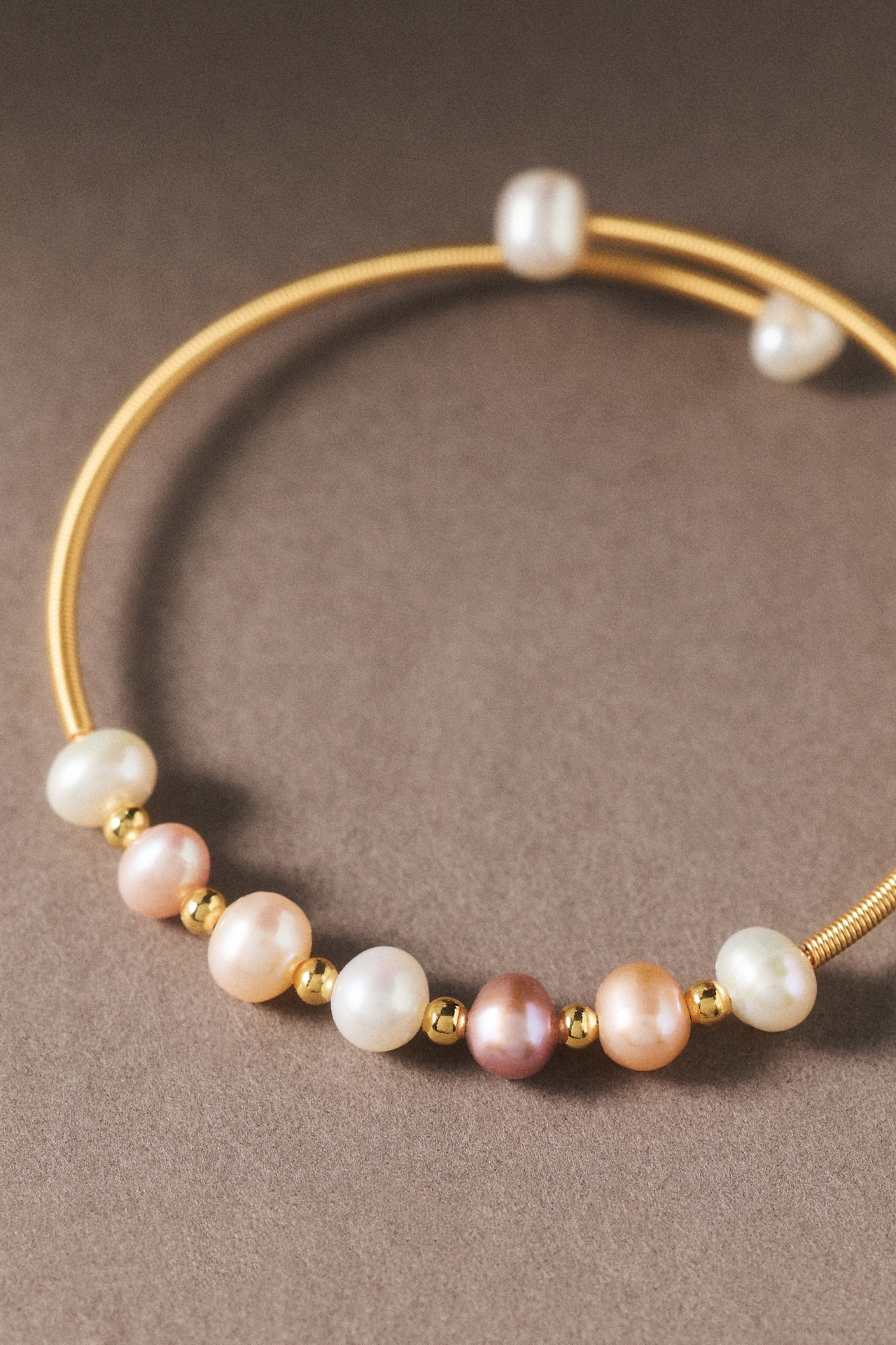 Mixed Pearl Slider Bracelet