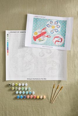 Dining on the Rocks Paint by Numbers Kit