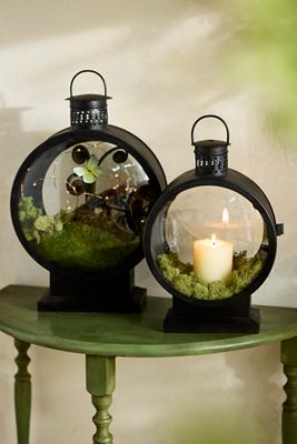 Convex Glass Lantern