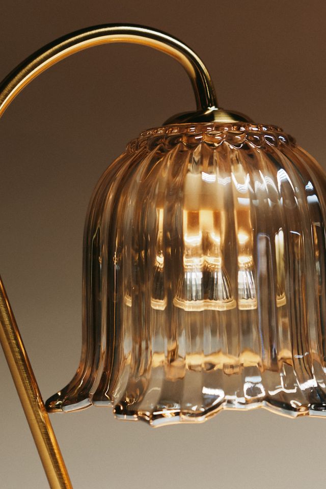 Dark Glass Candle Warmer Lamp #1