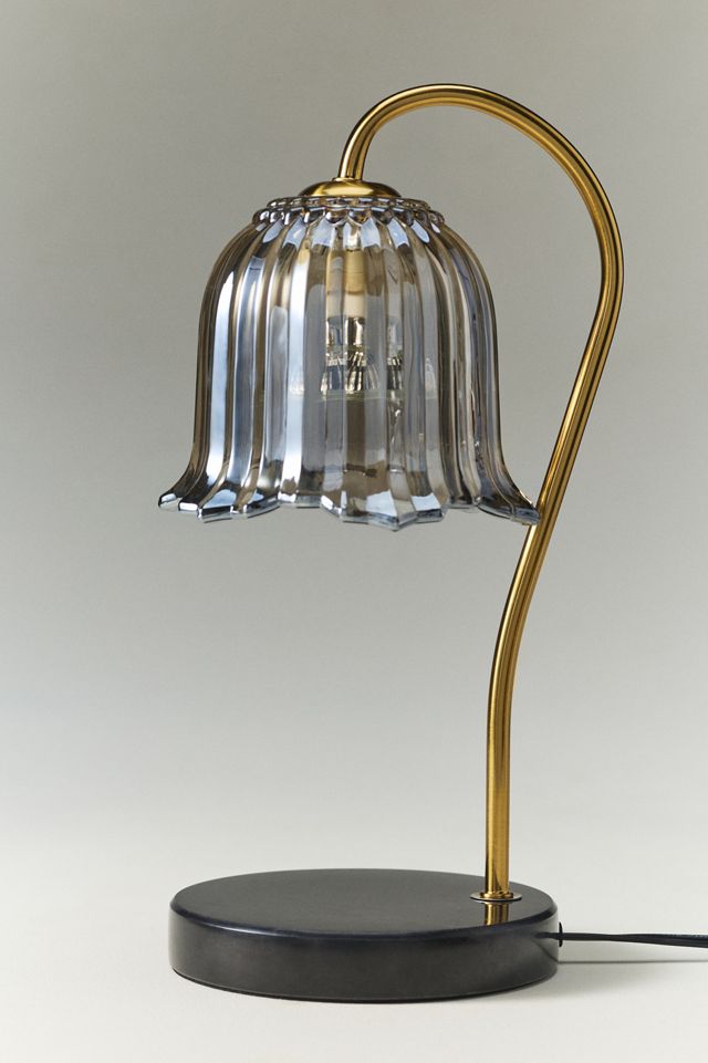 Dark Glass Candle Warmer Lamp #2