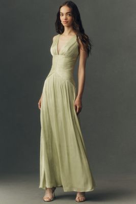 slim fit dress slacks Glitter Jersey Mermaid V Neck Slit Prom Dresses, MP1018 main image 0